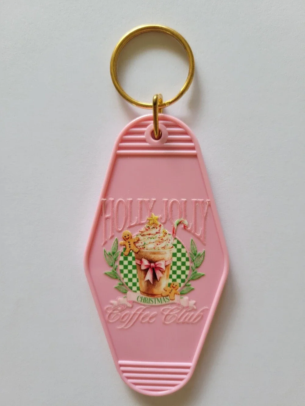 🎄☕️Christmas Coffee Club Keychain